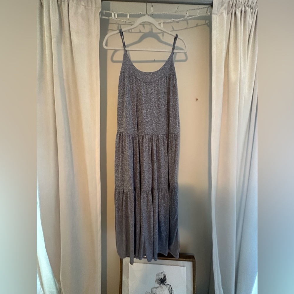 Blue Tier Maxi dress